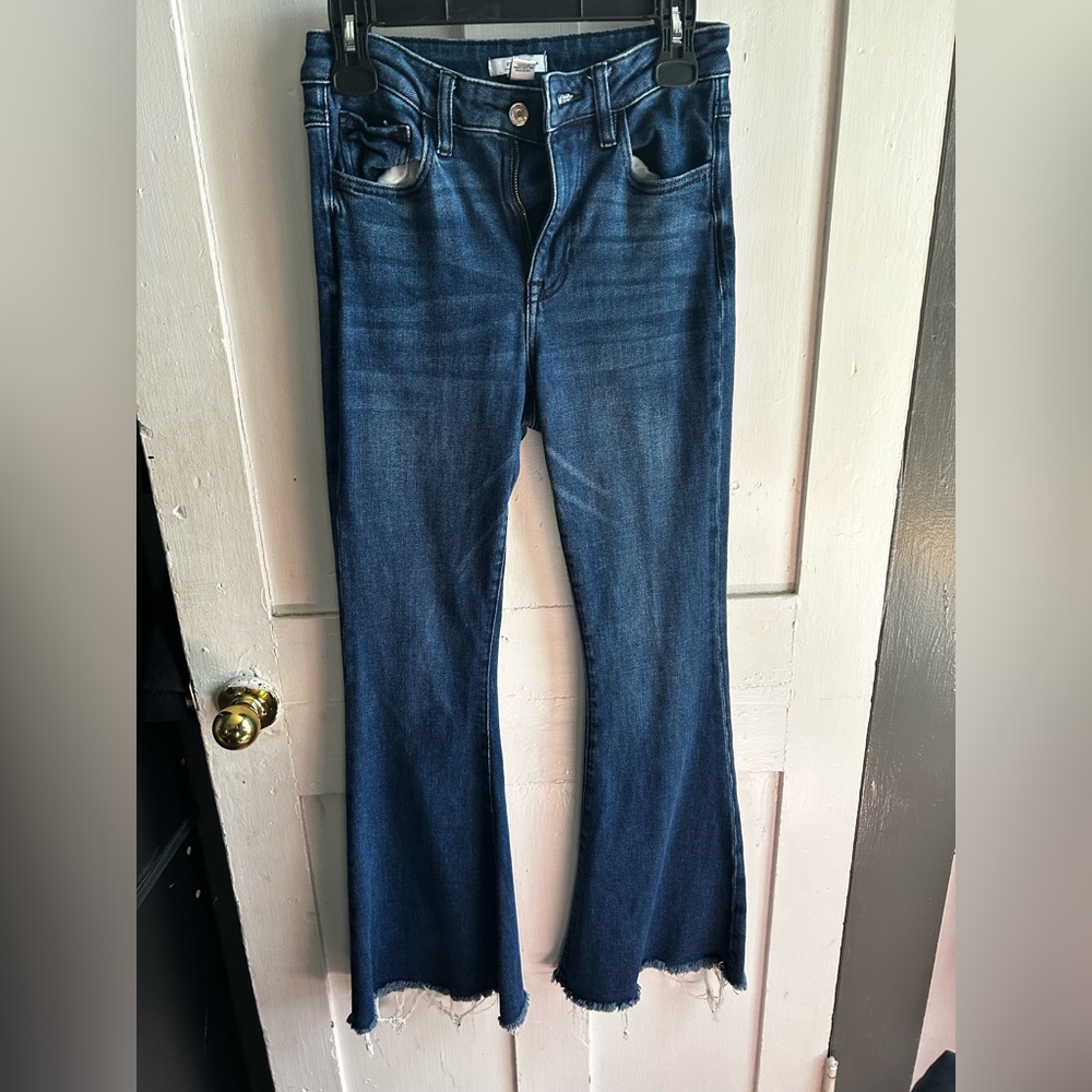 FOREVER 21 Premium High Rise Bellbottom Jeans